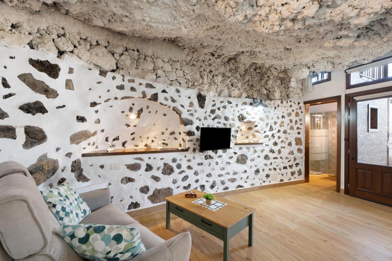 Cueva El Desvelo Apartment Tijarafe Ngoại thất bức ảnh